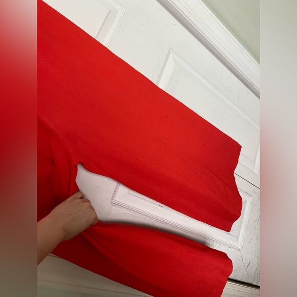 1970s/60s Red Gabardine Jumpsuit Size Large - Picture 9 of 10